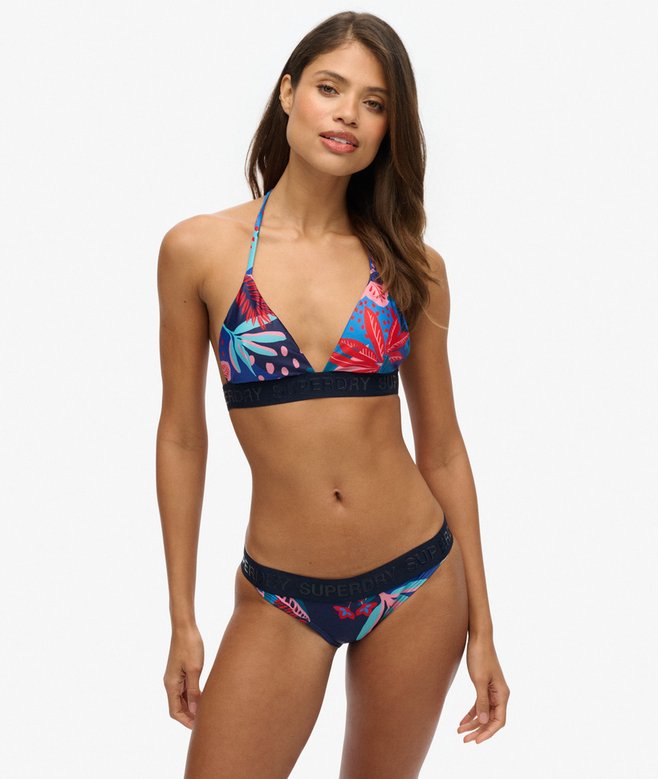 Logo Triangle Bikini Top