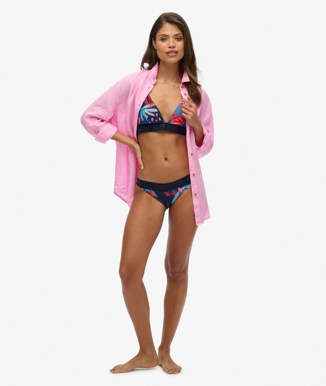 Logo Triangle Bikini Top