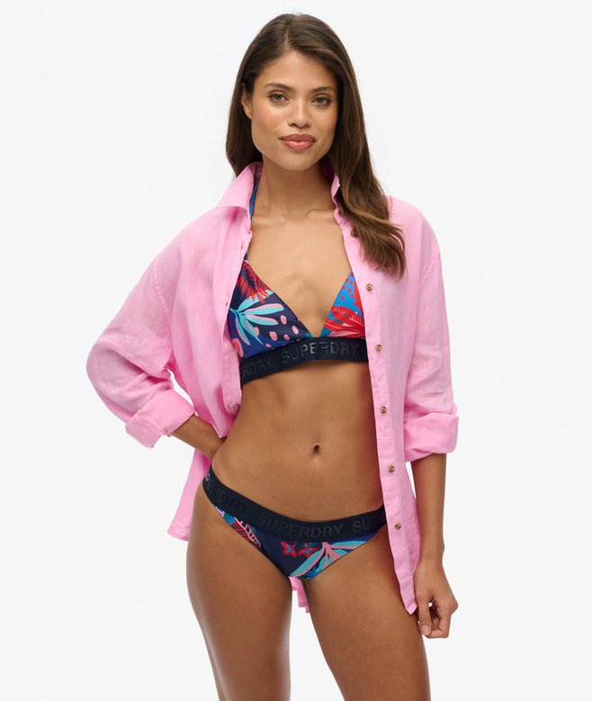 Logo Triangle Bikini Top