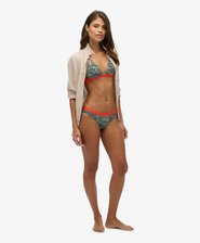 Print Triangle Bikini Top