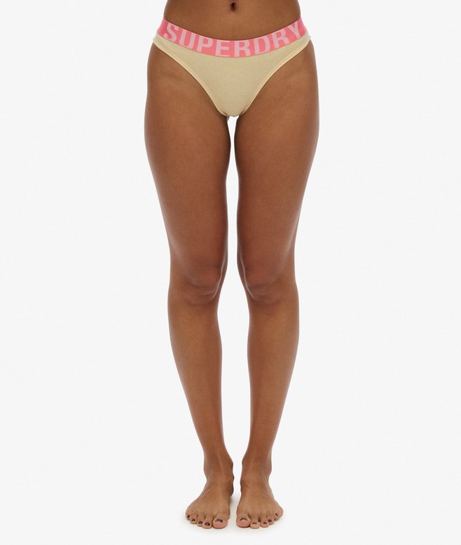 Organic Cotton Large Logo Bikini Briefs