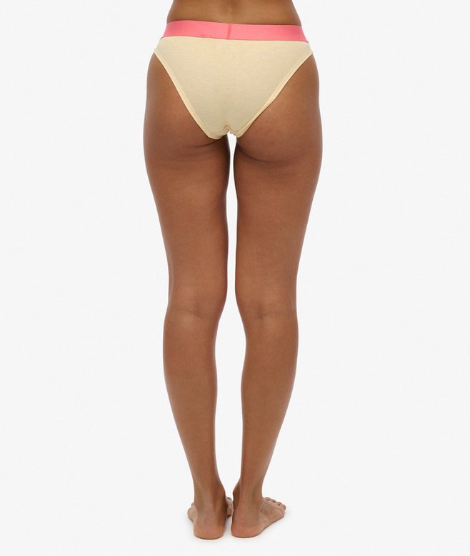 Organic Cotton Large Logo Bikini Briefs