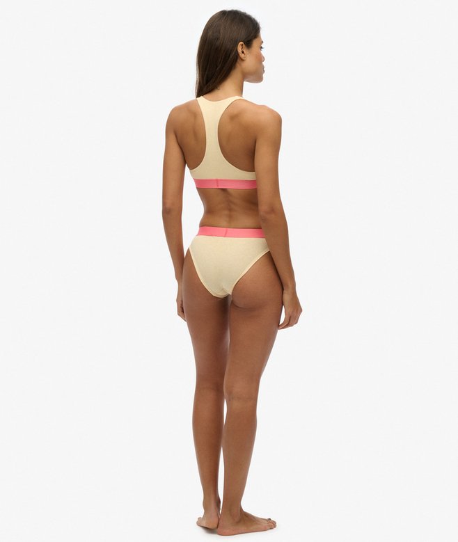Organic Cotton Large Logo Bikini Briefs