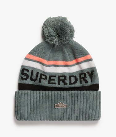 Gorro de punto con logotipo de Superdry Image 1