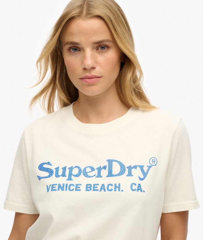 Venue Metallic Relaxed T-Shirt