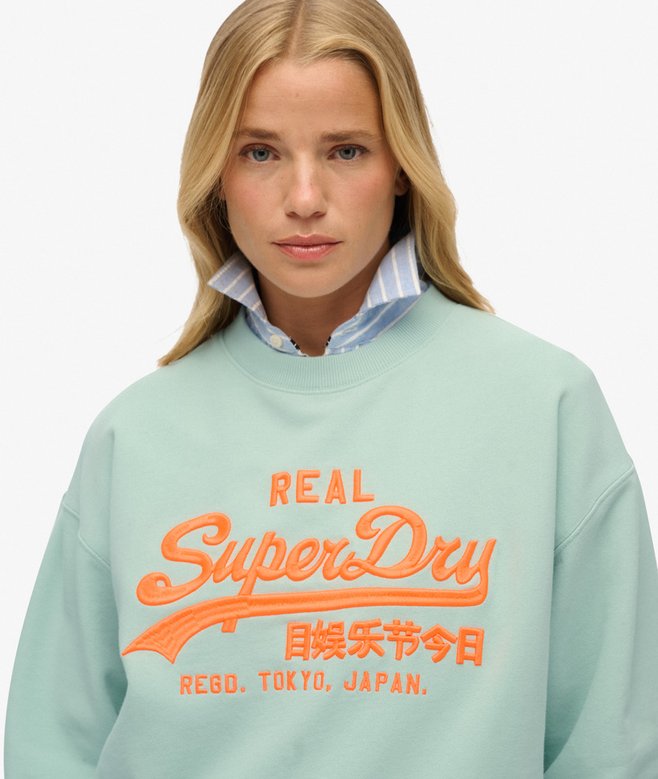 Vintage Logo Neon Loose Crew