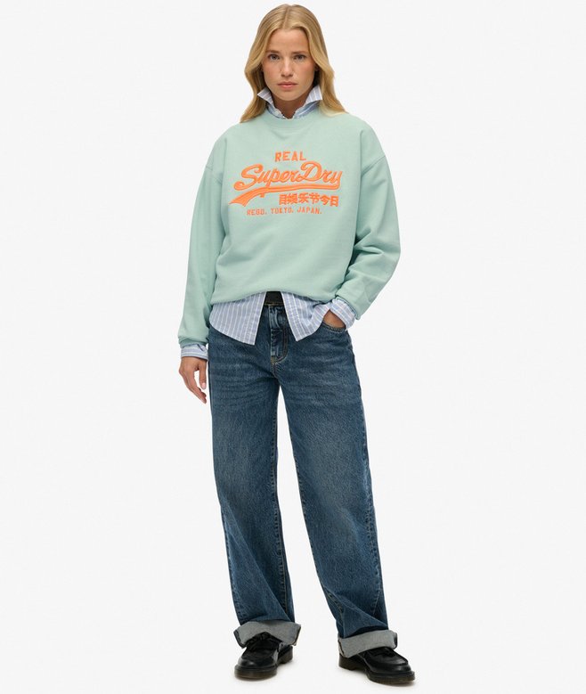 Vintage Logo Neon Loose Crew
