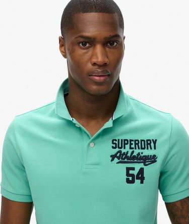 Polo classique à motif appliqué Image 3