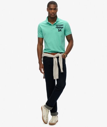 Polo classique à motif appliqué Image 2