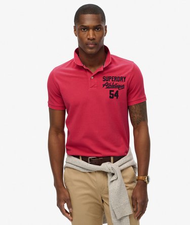Polo classique à motif appliqué Image 1