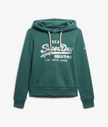 Vintage Logo Metallic-Hoodie Image 6