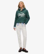 Vintage Logo Metallic-Hoodie