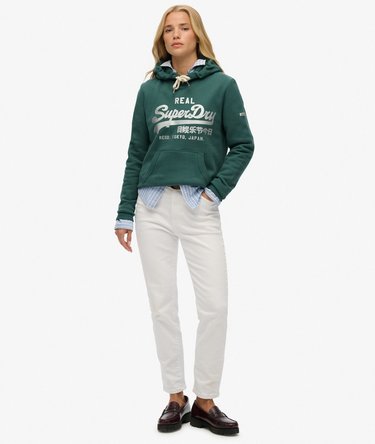 Vintage Logo Metallic-Hoodie Image 2