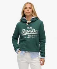 Vintage Logo Metallic-Hoodie