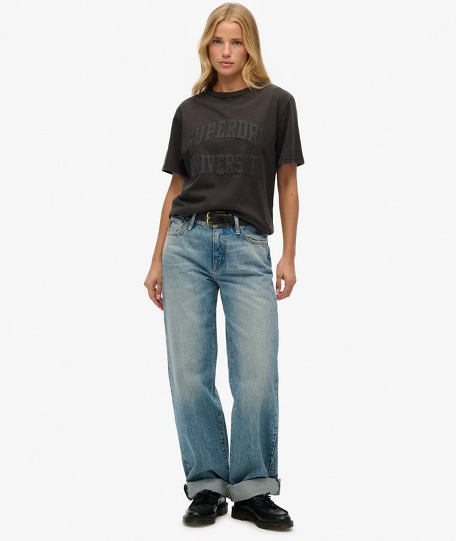 Athletic Tonal Oversized T-Shirt