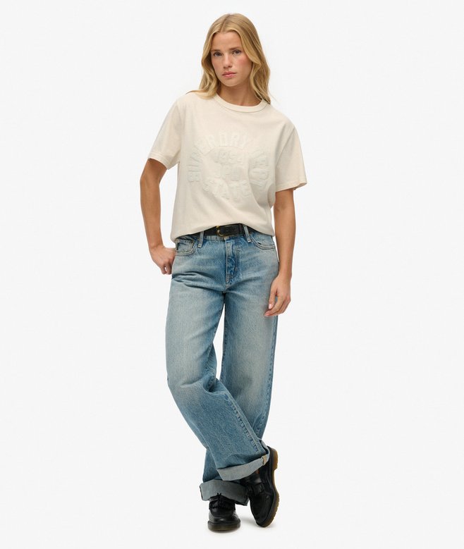 Athletic Tonal Oversized T-Shirt