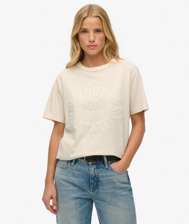 Athletic Tonal Oversized T-Shirt