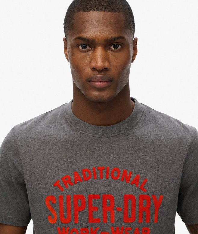 Workwear Flock Graphic T-Shirt (1) 5 out of 5 stars, 1 reviews More Colours Available Price £14.99 Price reduced from £29.99 to You Save 50%
