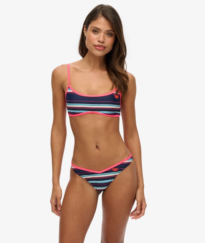 Striped Recycled Bikini Briefs