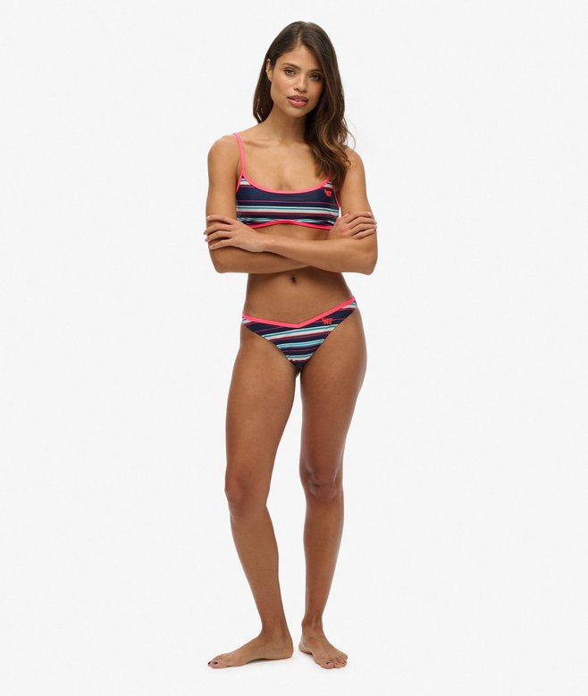 Striped Recycled Bikini Briefs