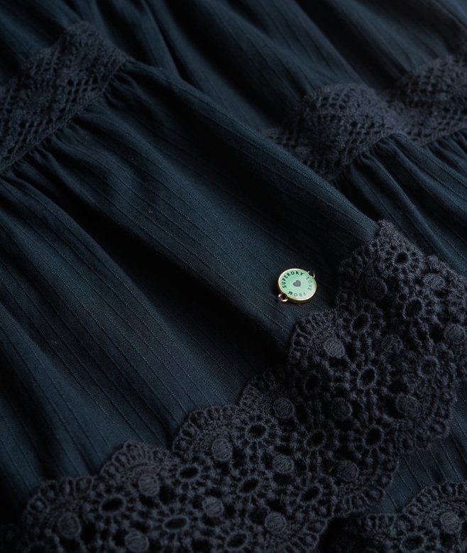 Ibiza Lace Mix Mini Skirt