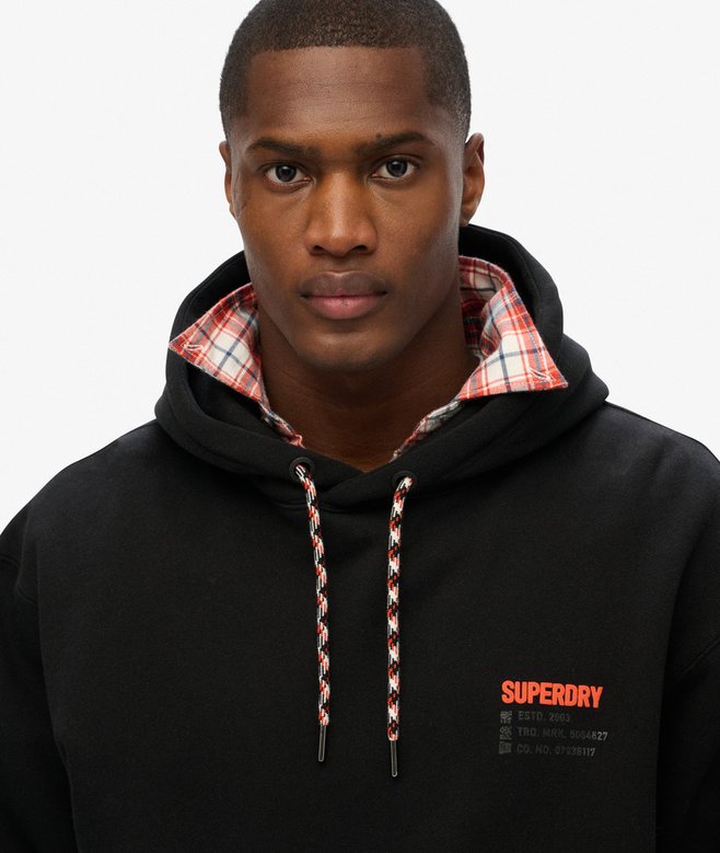 Utility Sport Logo Loose Hoodie