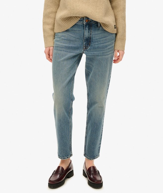 Organic Cotton Mid Rise Slim Jeans