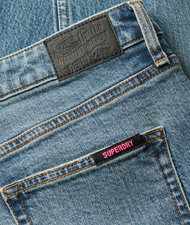 Organic Cotton Mid Rise Slim Jeans