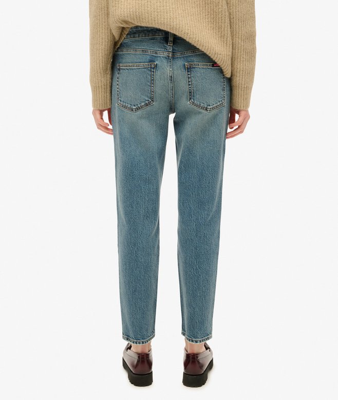 Organic Cotton Mid Rise Slim Jeans