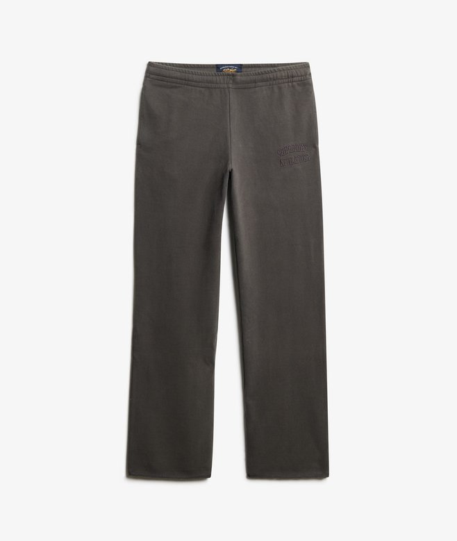 Athletic Tonal Embroidered Wide Leg Joggers
