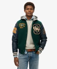 Bomber &agrave; capuche et &eacute;cusson College