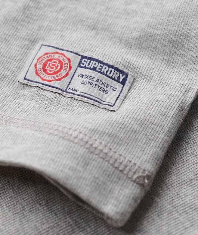 Vintage Athletic Long Sleeve Henley Top