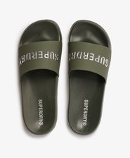 Sandales de piscine à logo Luxe