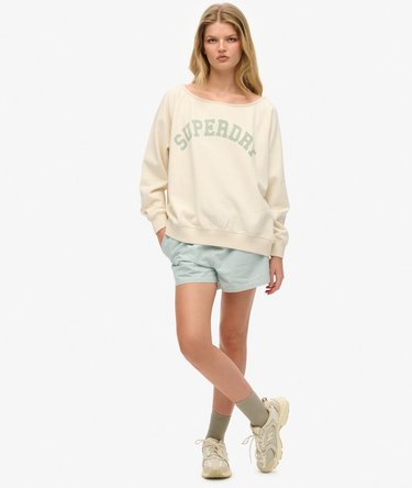 Athletic Essentials Bardot-Sweatshirt mit Rundhalsausschnitt Image 2