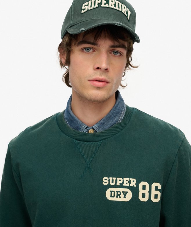 Athletic Printed Sweatshirt