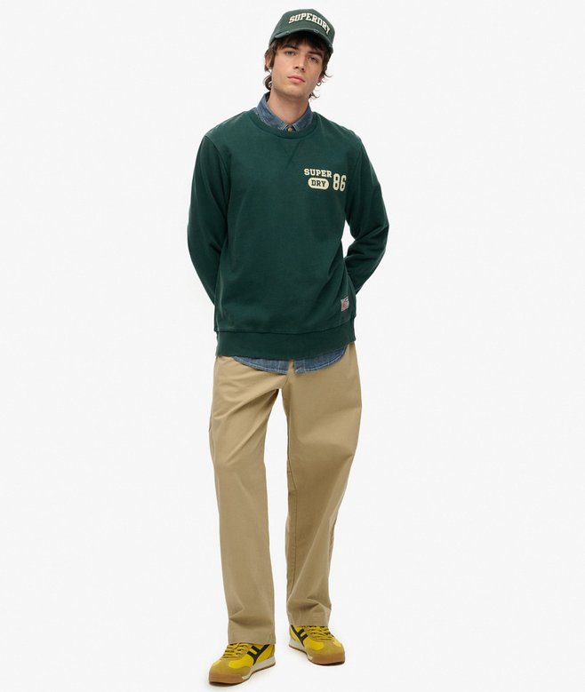 Athletic Printed Sweatshirt