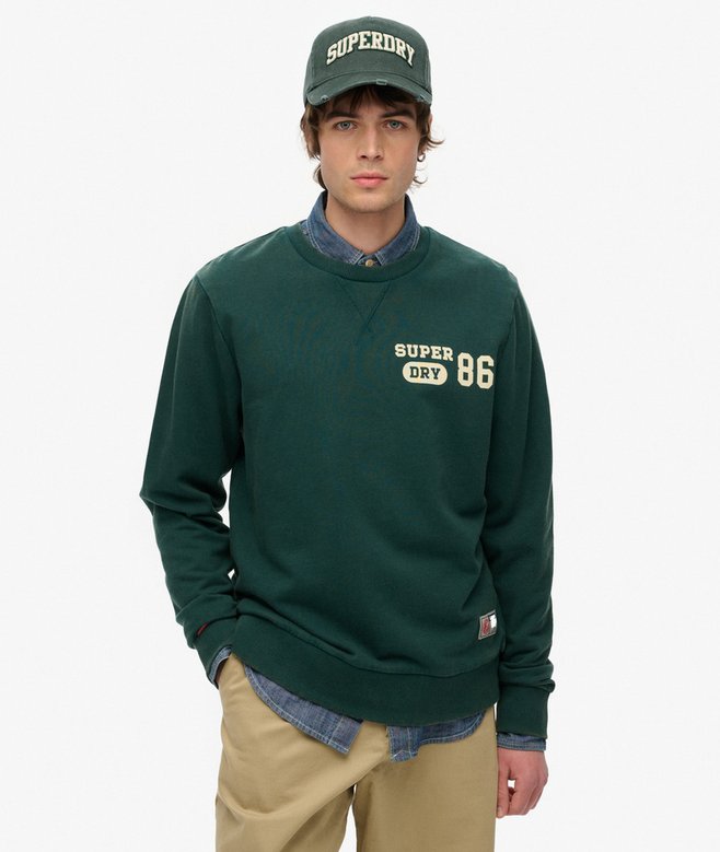 Athletic Printed Sweatshirt