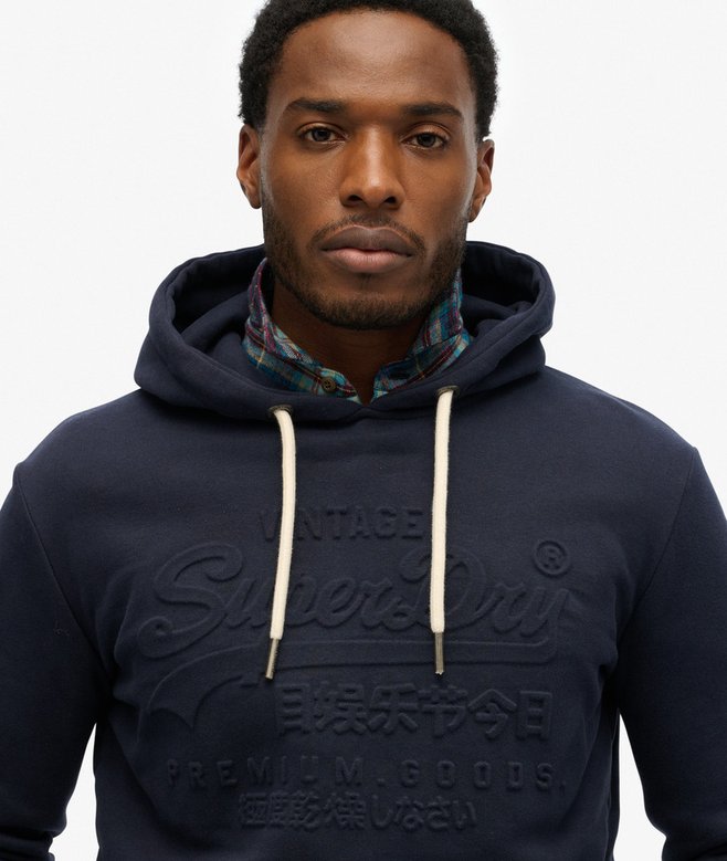 Embossed Graphic Hoodie