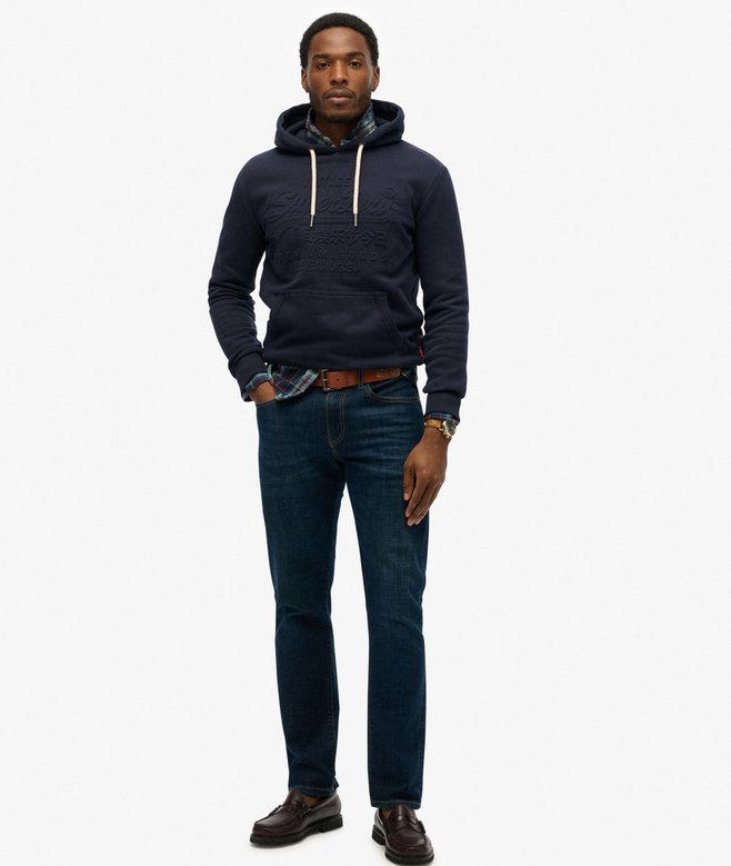 Embossed Graphic Hoodie