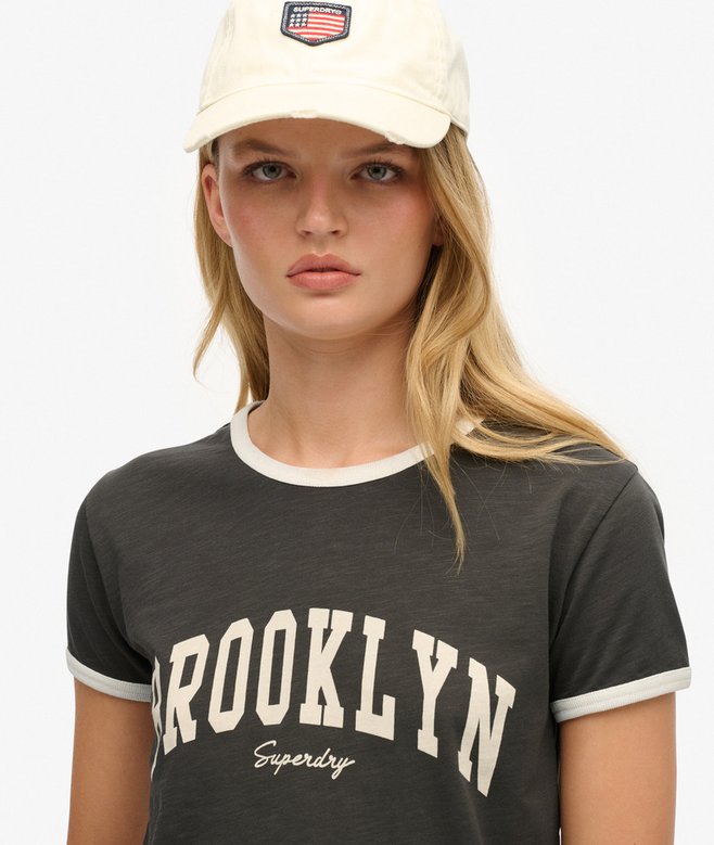 Athletic Essential Ringer Fitted T-Shirt