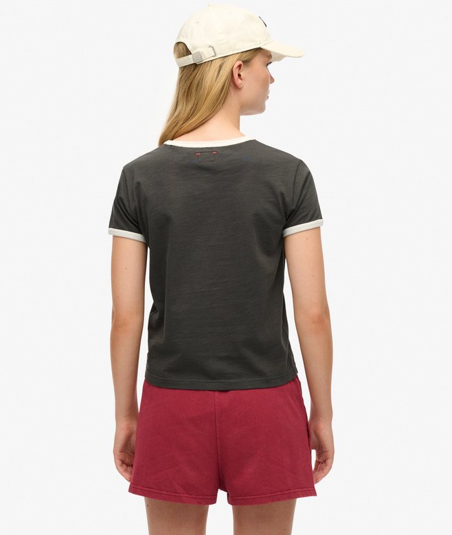 Athletic Essential Ringer Fitted T-Shirt