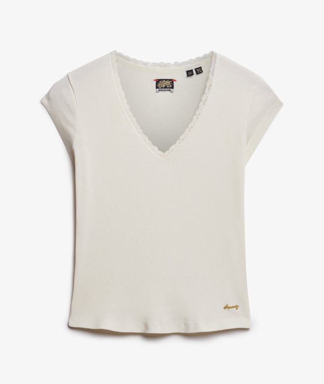 Essential Lace Trim Top