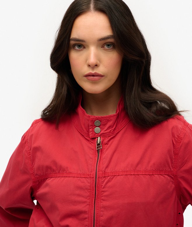 Oversized Classic Harrington Jacket