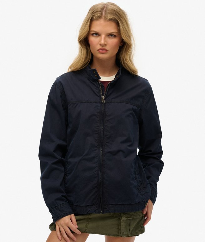 Oversized Classic Harrington Jacket
