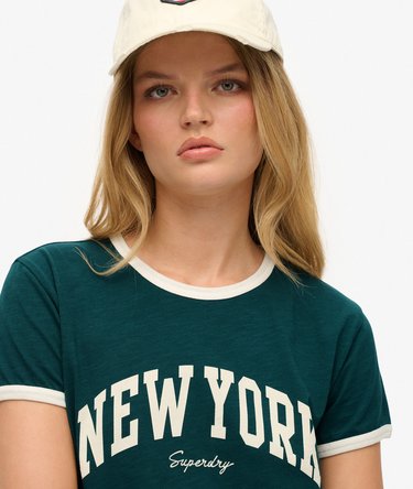 Athletic Essential Ringer Fitted T-Shirt Image 3