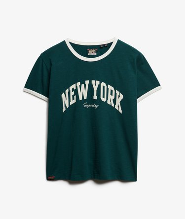 Athletic Essential Ringer Fitted T-Shirt Image 5