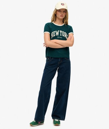 Athletic Essential Ringer Fitted T-Shirt Image 2