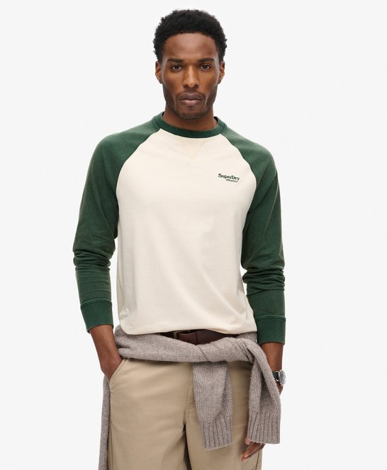 Essential Logo Baseball Long Sleeve Top