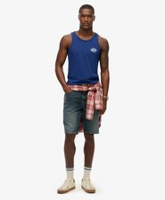 Contrast Script Vest