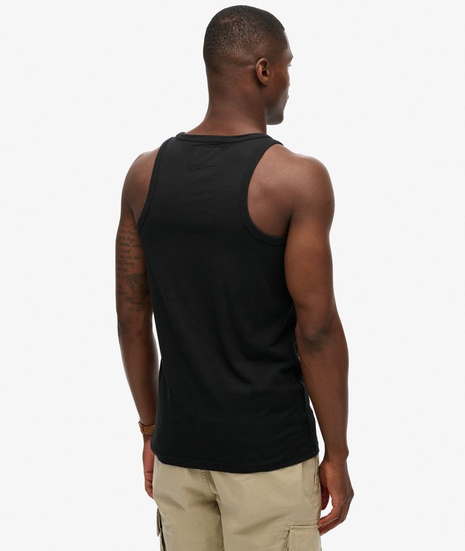 Contrast Script Vest